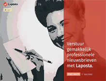 Tablet Screenshot of laposta.nl
